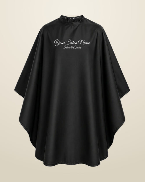 Custom embroidered cutting cape